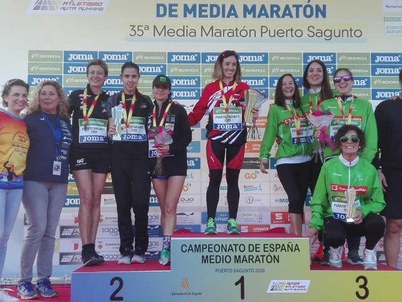 Bronce por equipos F35 en el campeonato de España de media maratón y plata para Gema Olave en F45 Bronce por equipos F35 en el campeonato de España de media maratón y plata para Gema Olave en F45