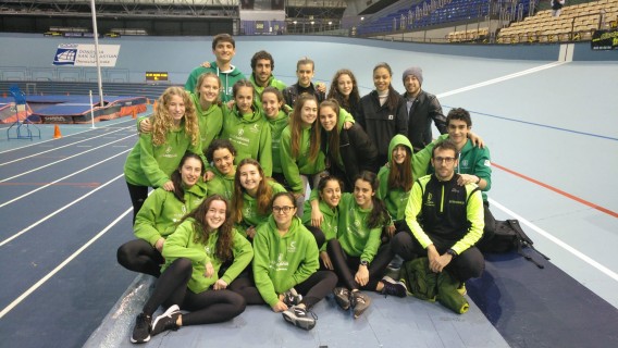 Un oro, tres platas y tres bronces, gran balance en el campeonato de Euskadi  de pista en las categorías sub 16, 18 y 20 de pista