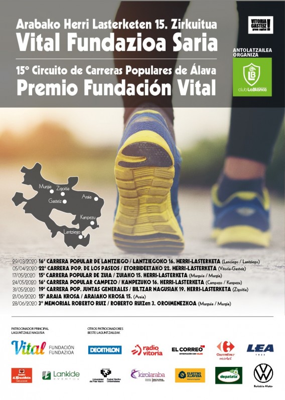 Presentación 15º Circuito Carreras populares de Álava-Premio Fundación Vital