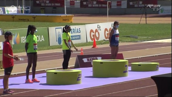Tessy Ebosele, subcampeona de España en triple salto Tessy Ebosele, subcampeona de España en triple salto