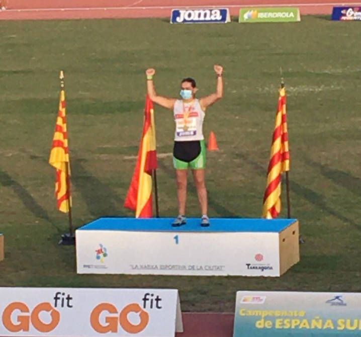 Mencía Alegre, campeona de España sub 18 en disco