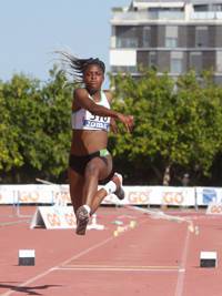 Tessy Ebosele, victoriosa en Vitoria Tessy Ebosele, victoriosa en Vitoria