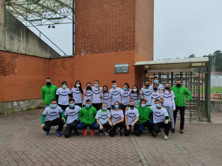 Octava plaza para los equipos masculino y femenino LEA La Blanca Atletismo en la Copa Euskadi de clubes 