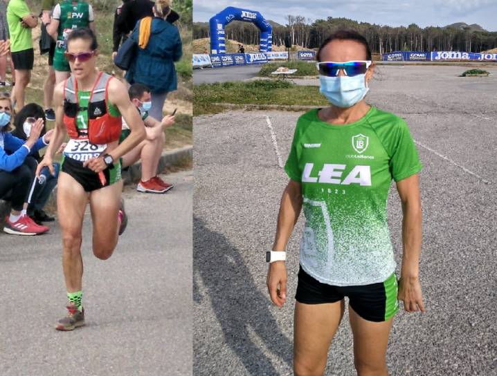 Raquel Gómez y Gema Olave logran la medalla de plata en F35 y F45 en el campeonato de España de Trail