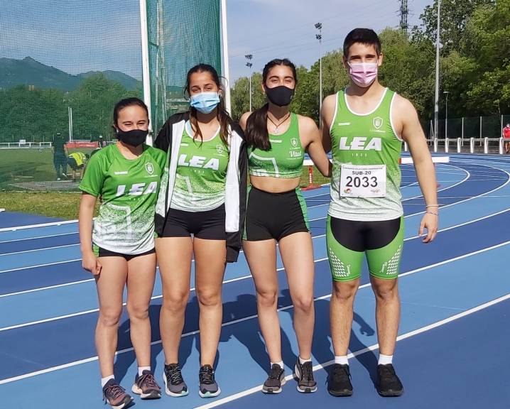 Tres oros , tres platas y un bronce para LEA LaBlanca en el campeonato de Euskadi sub18 y sub 20 Tres oros , tres platas y un bronce para LEA LaBlanca en el campeonato de Euskadi sub18 y sub 20