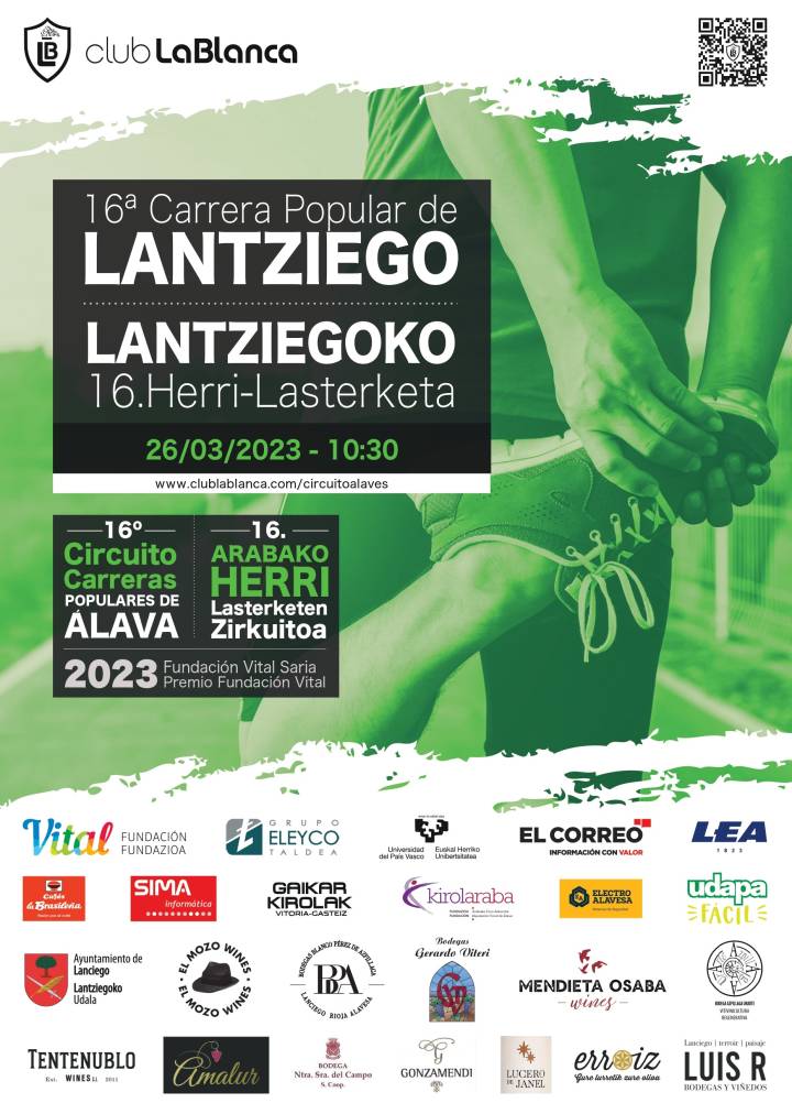 16ª Carrera Popular Lantziegoko 16. Herri-Lasterketa