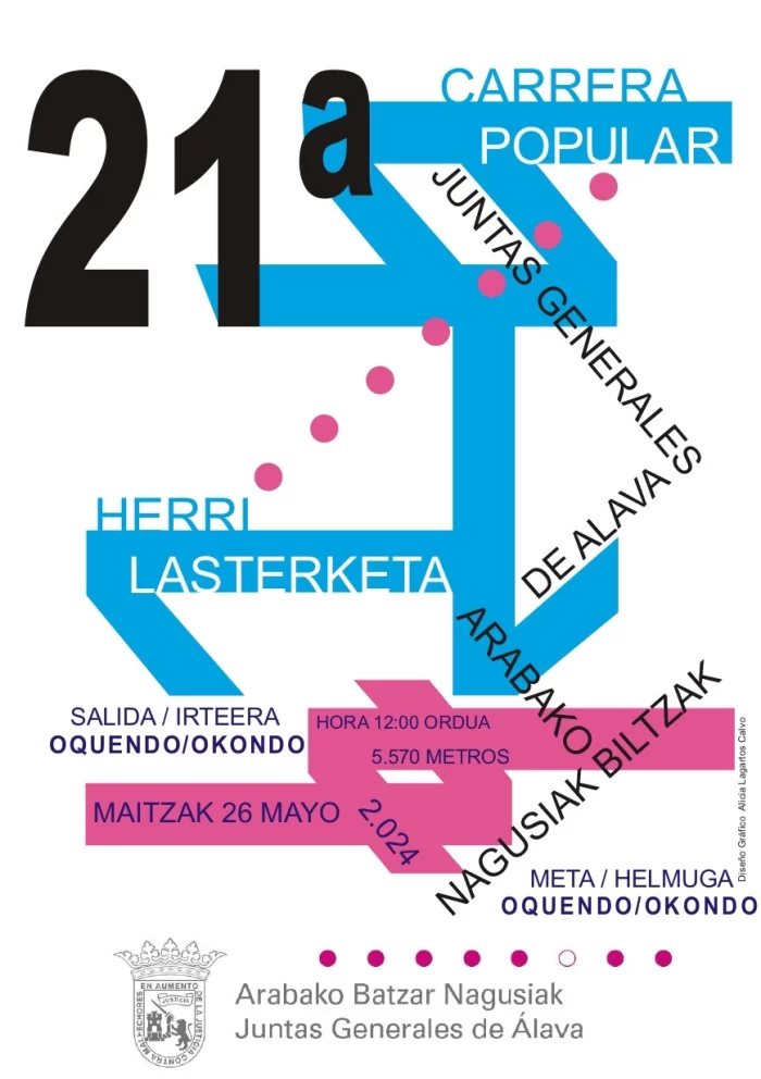 21ª Carrera Pop. Juntas Generales de Álava - Arabako Batzar Nagusiak Herri Lasterketa 21.