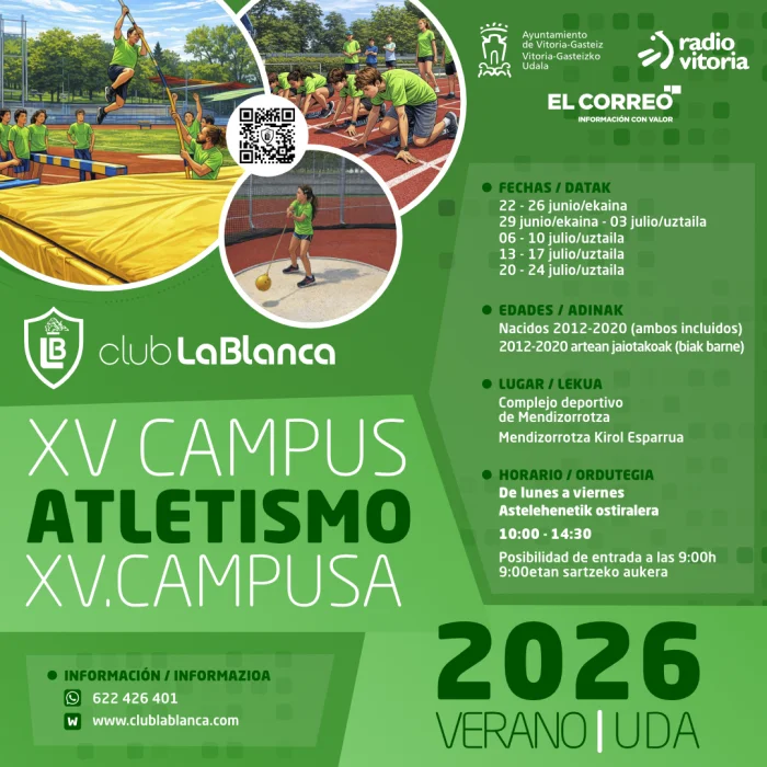 XV CAMPUS ATLETISMO CLUB LA BLANCA 2026 - XV. CLUB LA BLANCA ATLETISMO CAMPUSA 2026